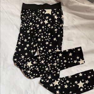 Dolce & Gabbana Black Star Pattern Women’s Leggings